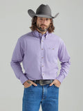 Wrangler Mens George Strait Shirt Purple-112324859