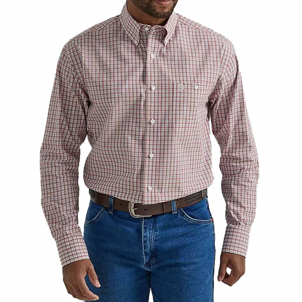 Wrangler Mens George Strait Collection One Pocket Ls Shirt 1733-112331733