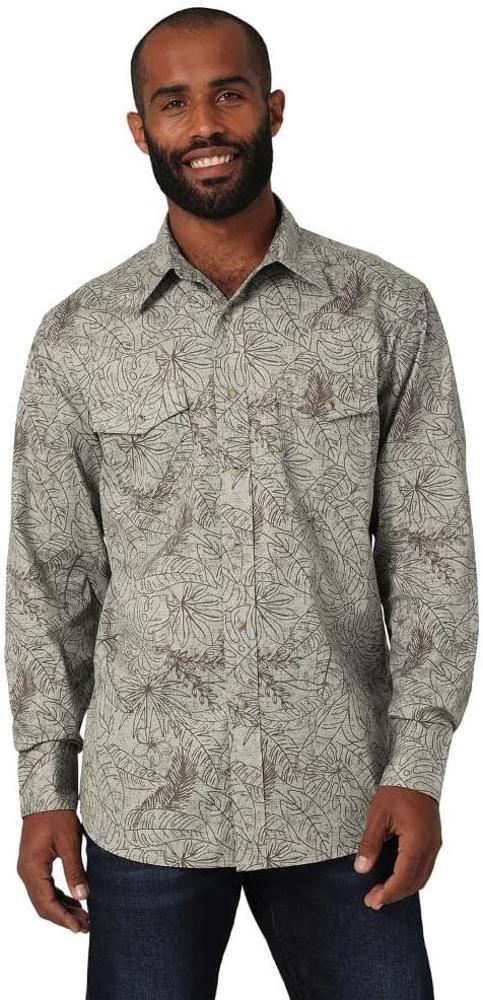 Wrangler Mens Coconut Ls Shirt-112335461
