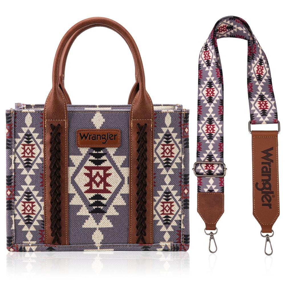 Montana West Wrangler Small Canvas Tote/Crossbody-WG2203-8120SLAV