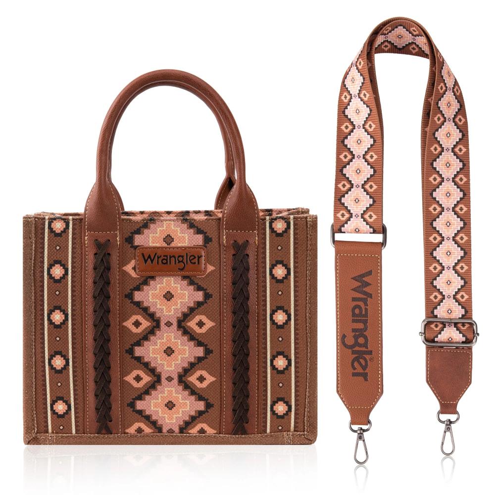 Montana West Wrangler Small Canvas Tote/Crossbody-WG2203-8120SDBR