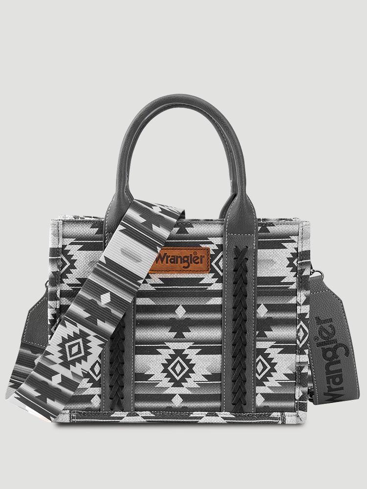 Montana West Wrangler Small Canvas Tote/Crossbody-WG2203-8120SBK