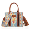 Montana West Wrangler Small Canvas Tote/Crossbody-WG2202-8120SBR