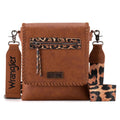 Montana West Wrangler Whipstitch Crossbody-WG72-9360DKBRN