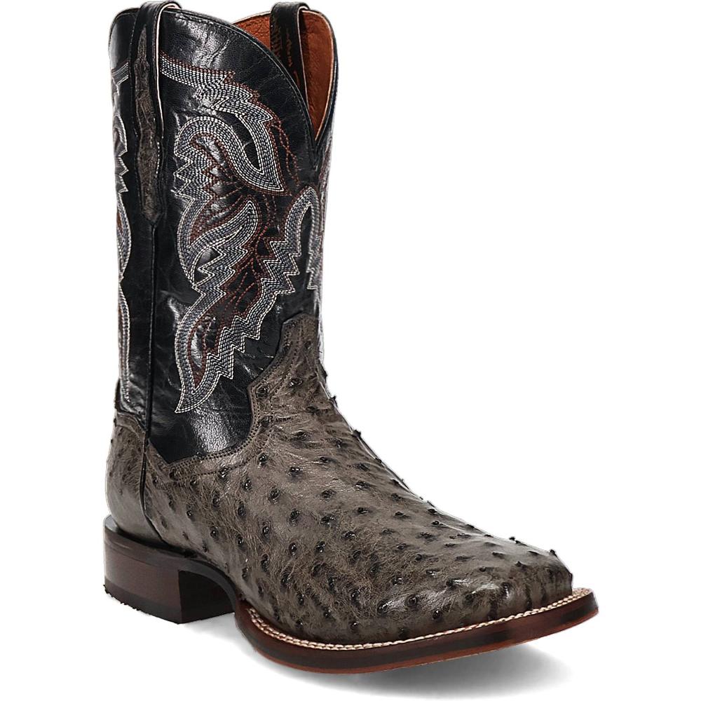 Dan Post Mens Alamosa Full Quill Ostrich Leather Western Boot-DP5013