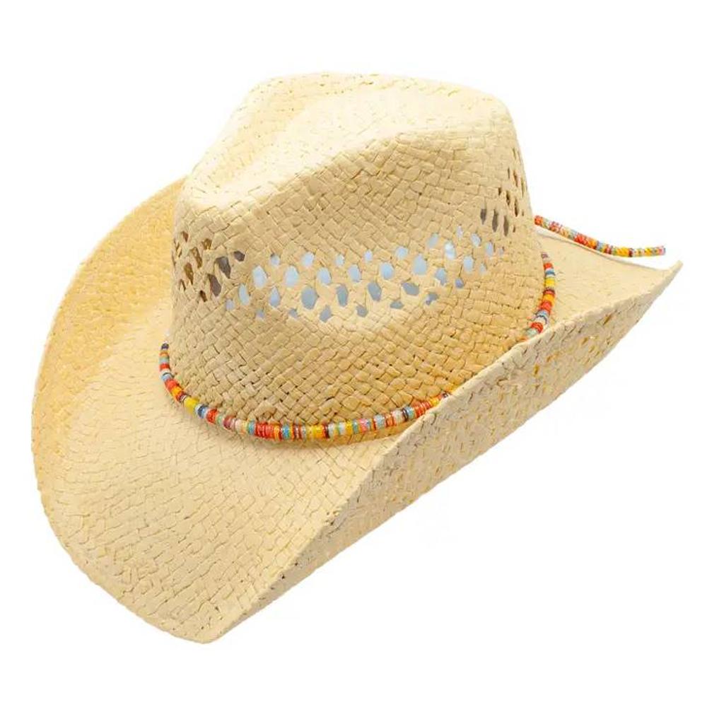 Peter Grimm On Faire Andes Straw Colorful Band-PGD1871-NAT