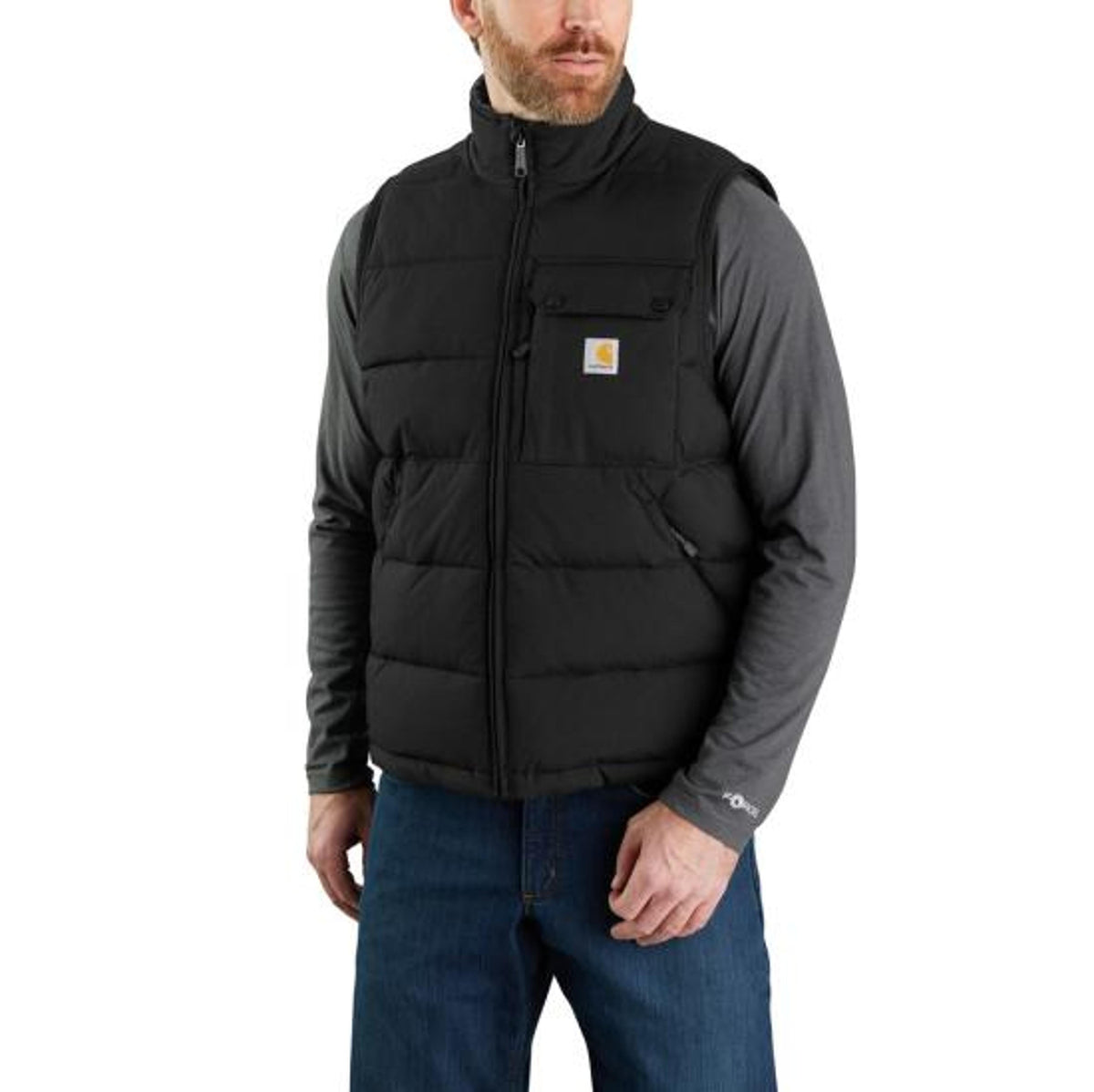 Carhartt Mens Montana Insulated Work Vest - Black-105475N04