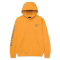 Caterpillar Mens Orange Trademark Banner Hooded Sweatshirt-1910709-13130