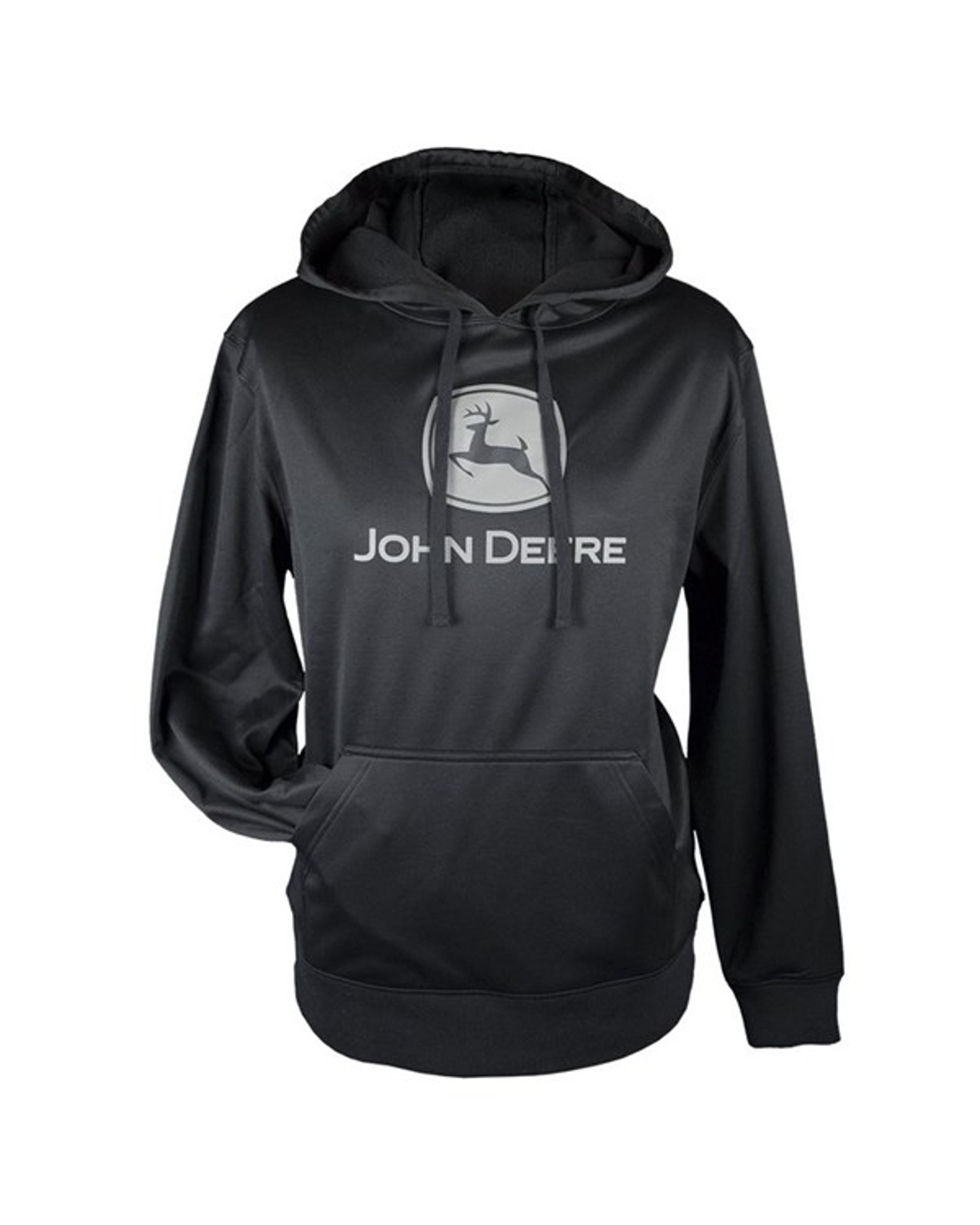 John Deere Mens Logo Pullover Hoodie-JM7A-02WS-JDR-75C