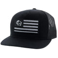 Hooey Black/Flag Patch-9711TBK
