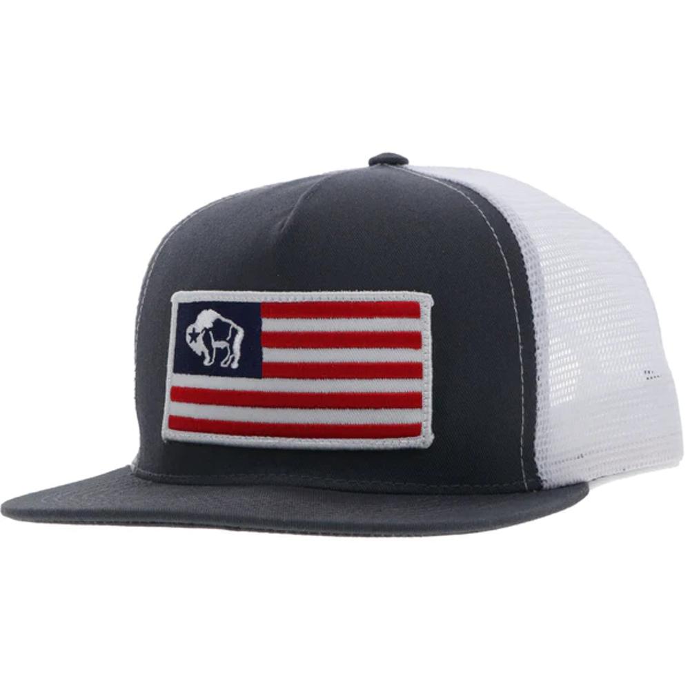 Hooey Grey/White With Uas Flag-9711TGYWH