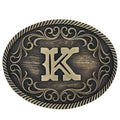 Montana Silversmiths Filigree Initial K Buckle-A915K