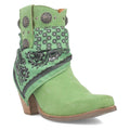 Dingo Womens Bandida Leather Boot Western Green-DI184-GN