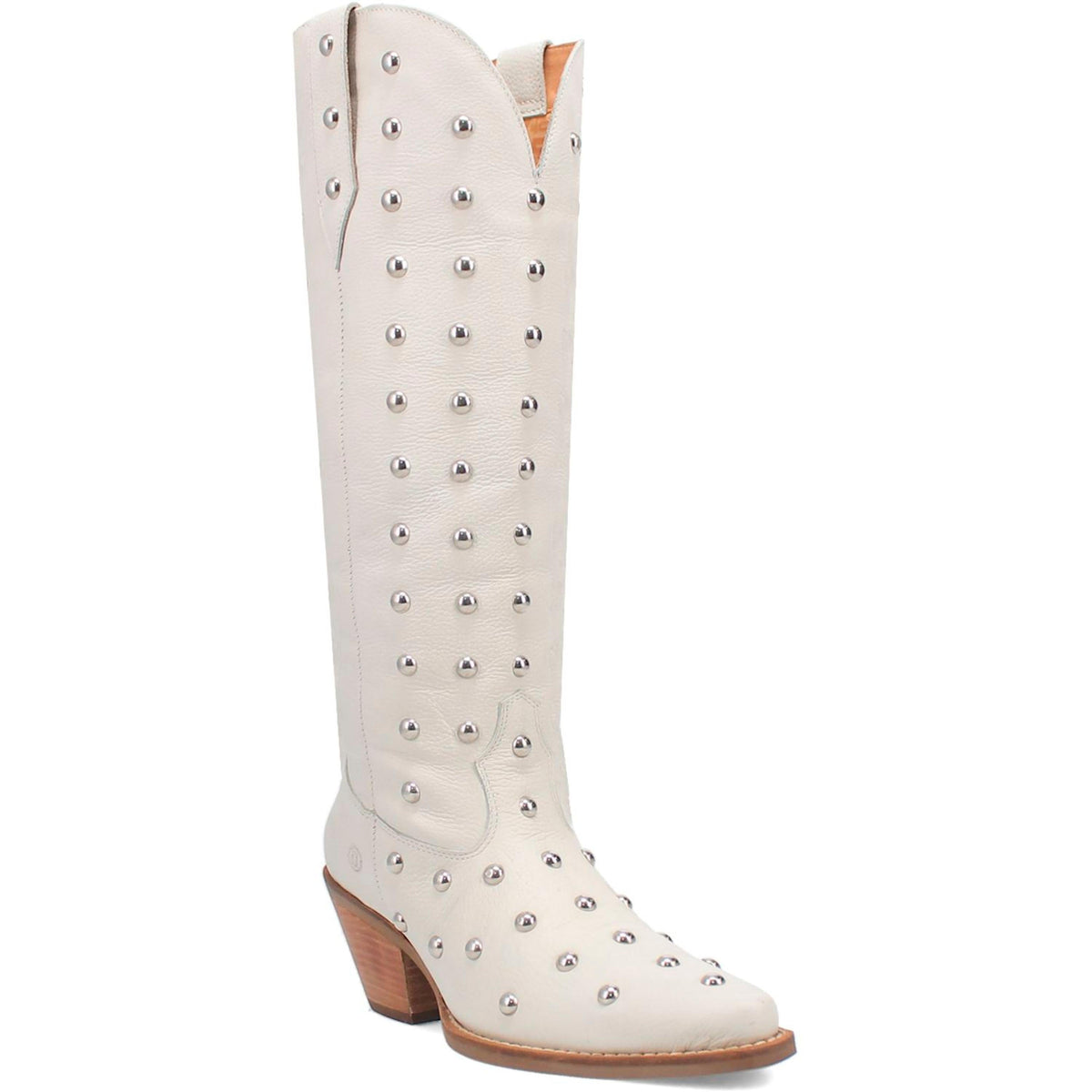Dingo Womens Broadway Bunny Leather Boot Western-DI155-WH