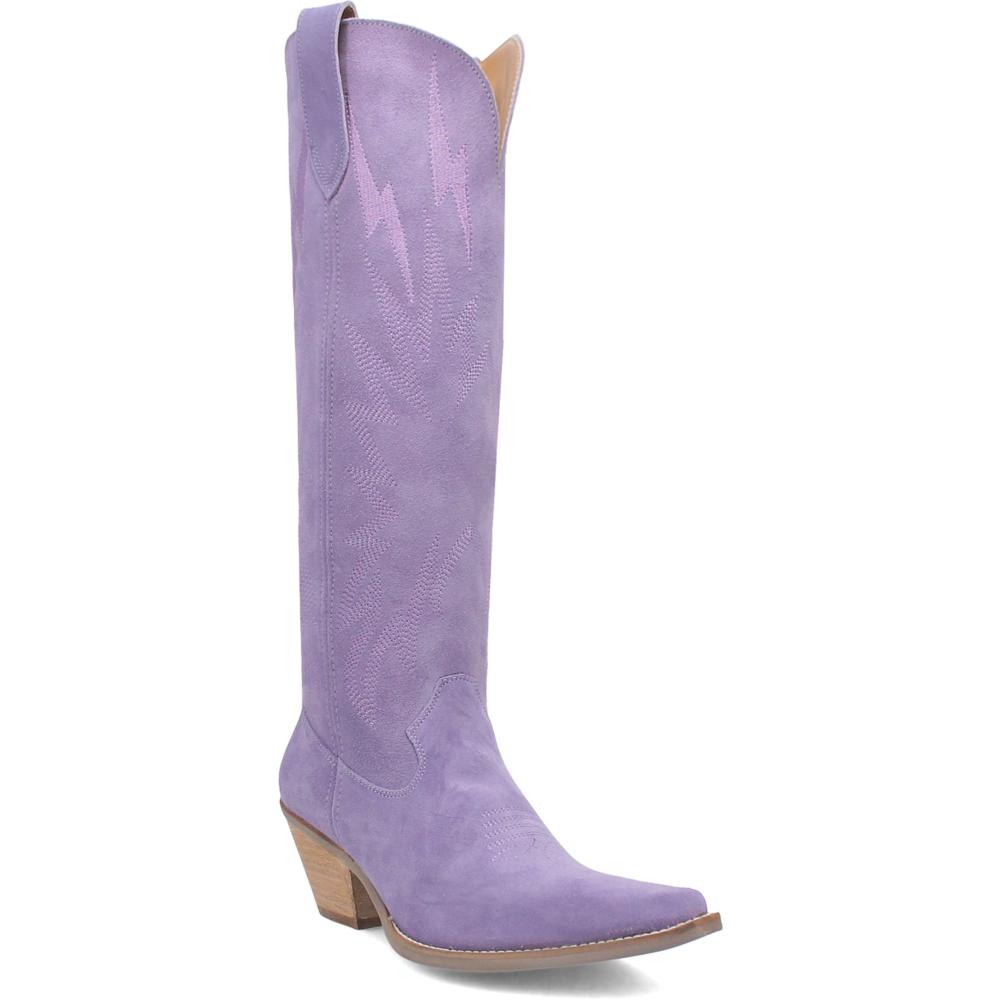 Dingo Womens Thunder Road Leather Boot Western Blue-DI597-BL12