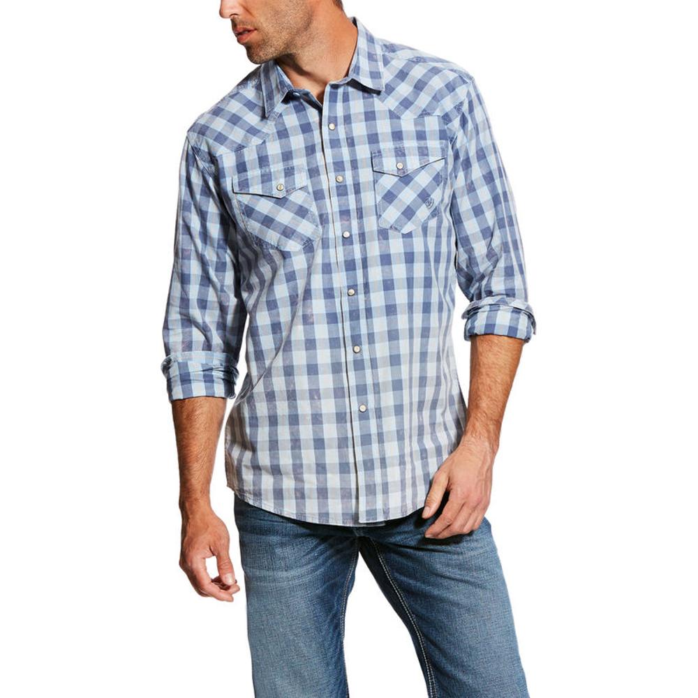 Ariat Mens Ian Retro Shirt Foxglove B-10026100