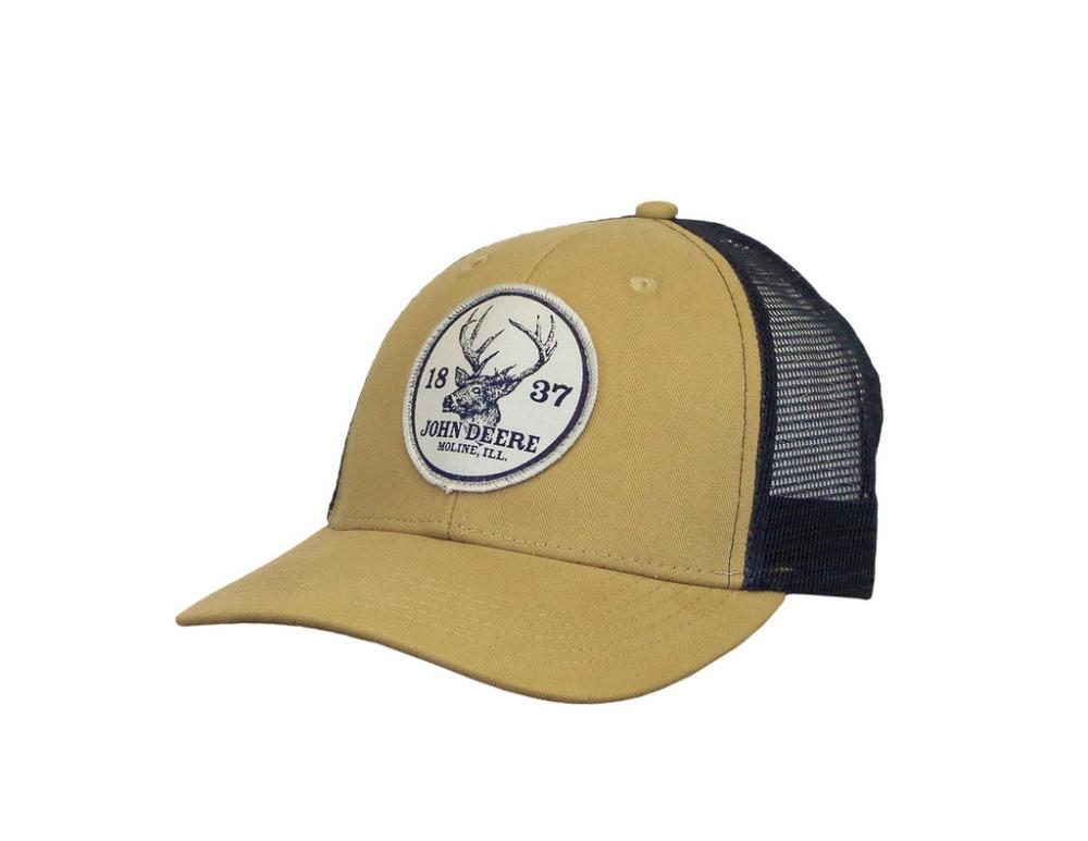 John Deere Fanatics Jd Hat Antler Logo Navy Mesh-J14A-02WY-JDR-BL4