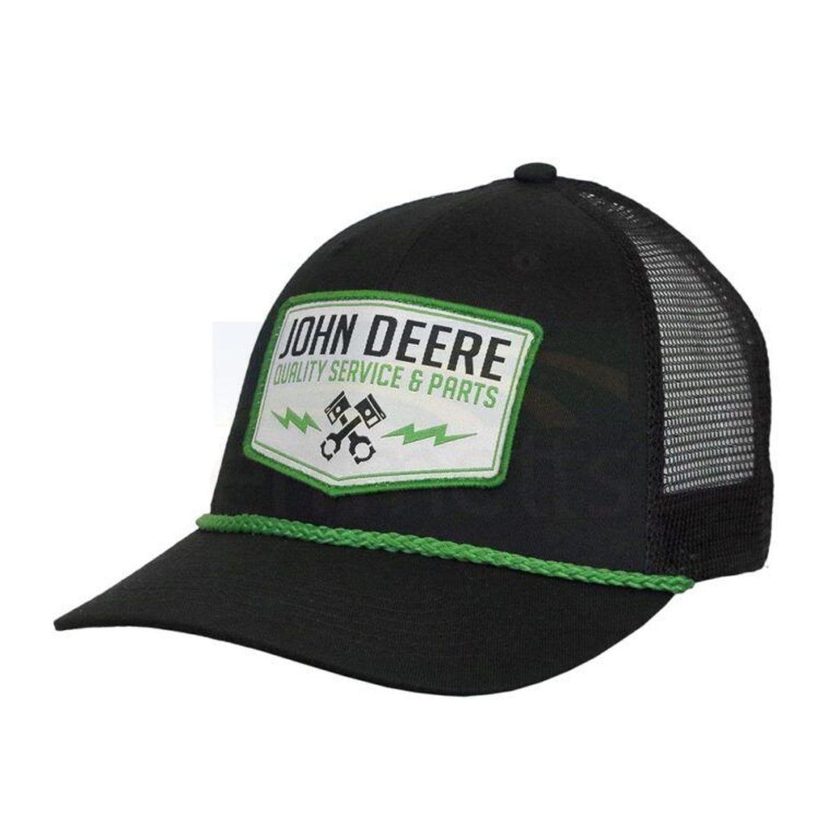 John Deere Mesh Back Trucker Hat-13080728BK