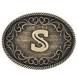 Montana Silversmiths Filigree Initial S-A915S