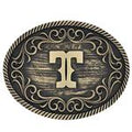 Montana Silversmiths Filigree Initial T-A915T