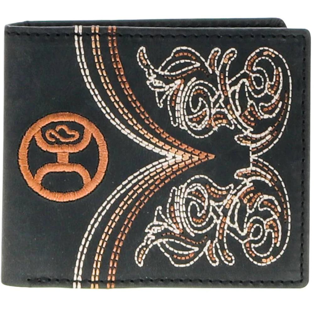 Hooey Bifold Ranger Boot Stitch-HBF016-BK