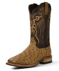 Ariat Mens Honey Tan Full Quill Ostrich-10053580