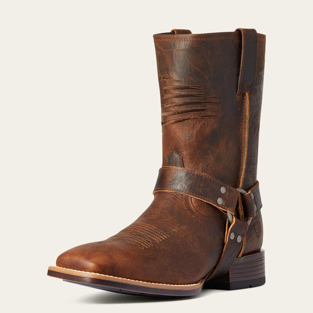 Ariat Mens Harness Patriot Ultra Top Brown-10035768