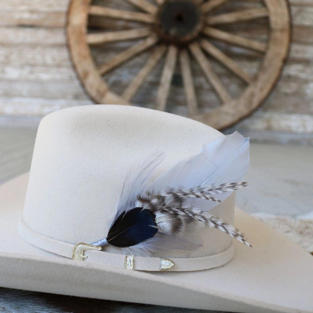 Willow Lane Hat Co Hat Feather- Sweet Cream-WLF2