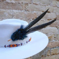 Willow Lane Hat Co Feather Hat Pin-Blue-WLTF-BLUE