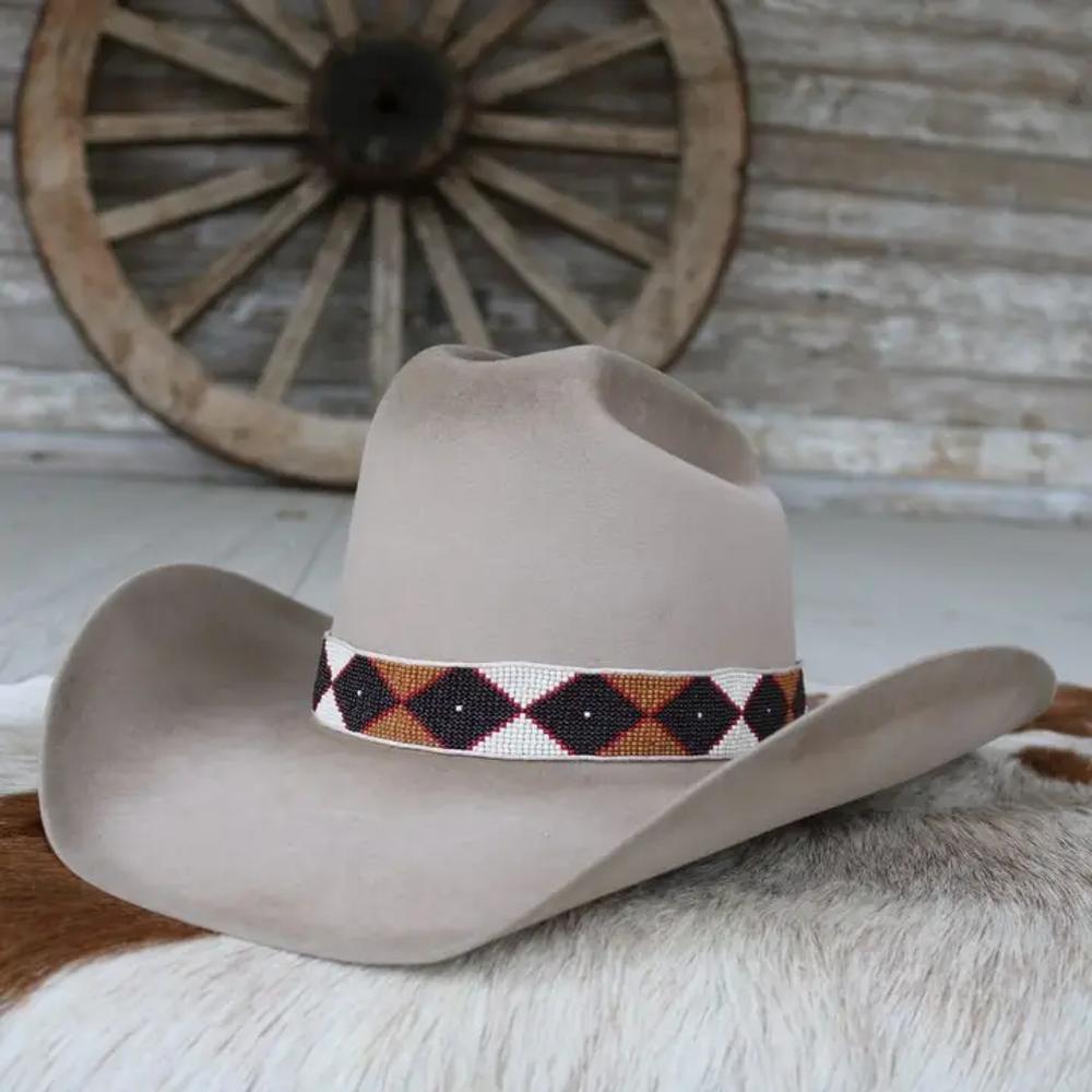 Willow Lane Hat Co Beaded Hatband-Ridge-WL-BHB05