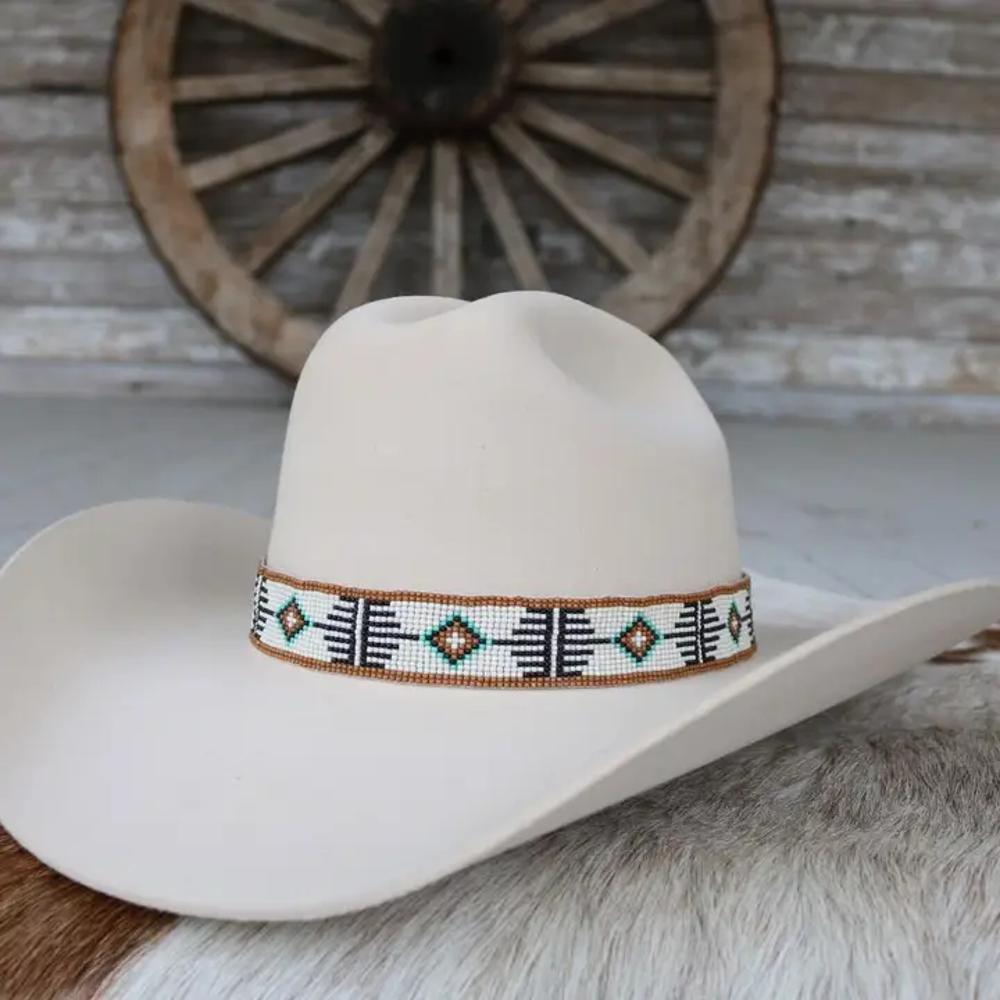 Willow Lane Hat Co Beaded Hatband-Mesa-WL-BHB06