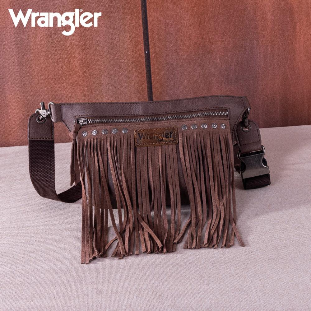 Montana West Fringe Fany Belt Bag-WG73-8194COF
