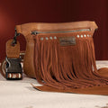 Montana West Fringe Fany Belt Bag-WG73-8194DKB