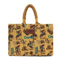 Montana West Canvas Dual Sided Print Tote-WG284-8119DYEL