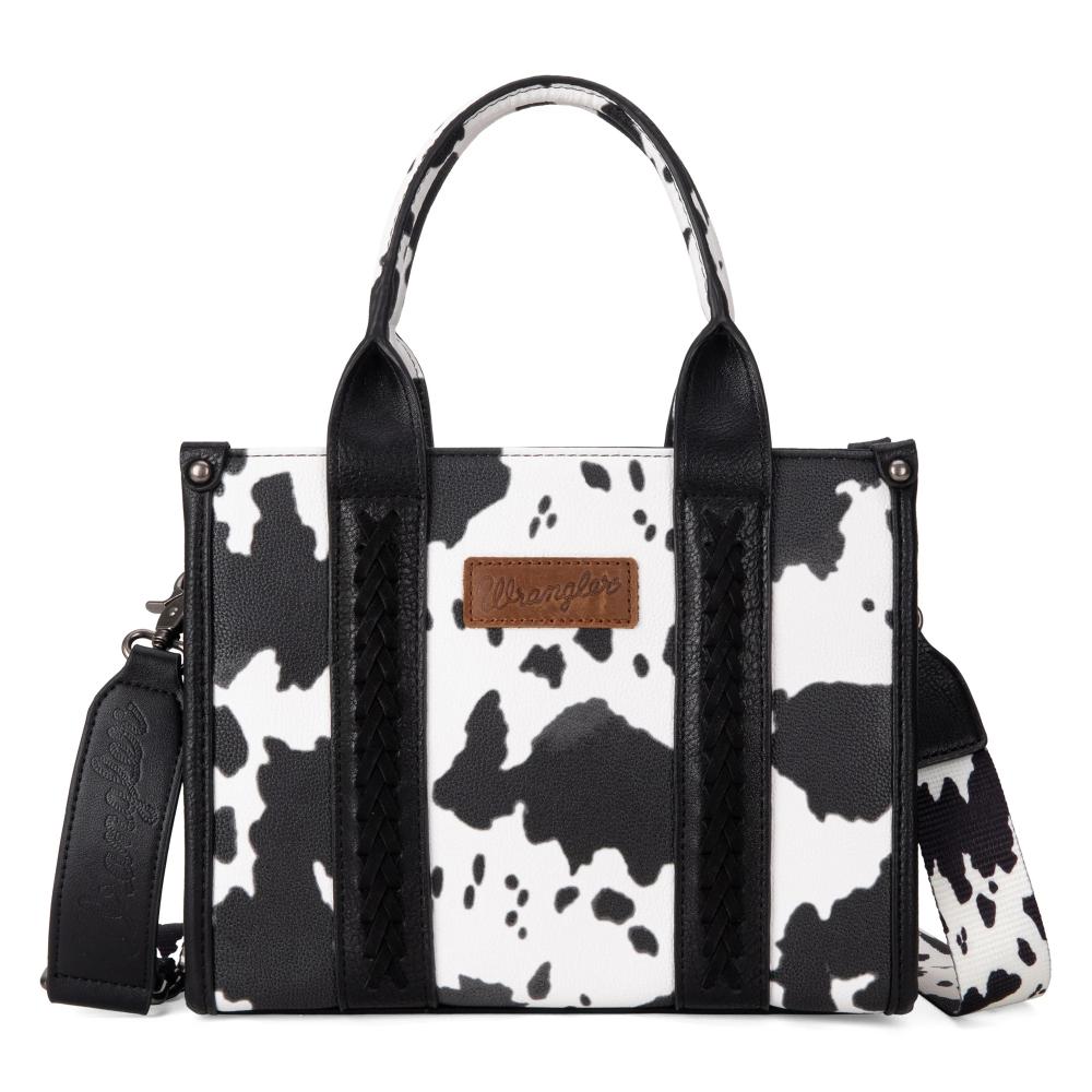 Montana West Cow Print Con/Carry Tote-WG133-8120SBK