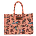 Montana West Dual Sided Print Wide Tote-WG284-8119DORG