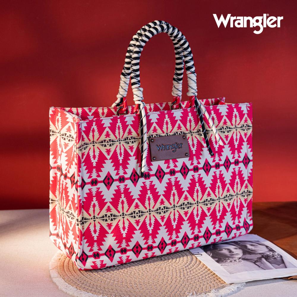Montana West Dual Sided Print Wide Tote-WG284-8119AHPK1