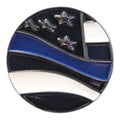 American Hat Maker Flag With Blue Line Hat Magnetic-810031-BLU