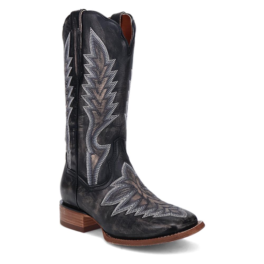 Dan Post Womens Black Distressed Gracey Western Cowgirl Boot-DP5258