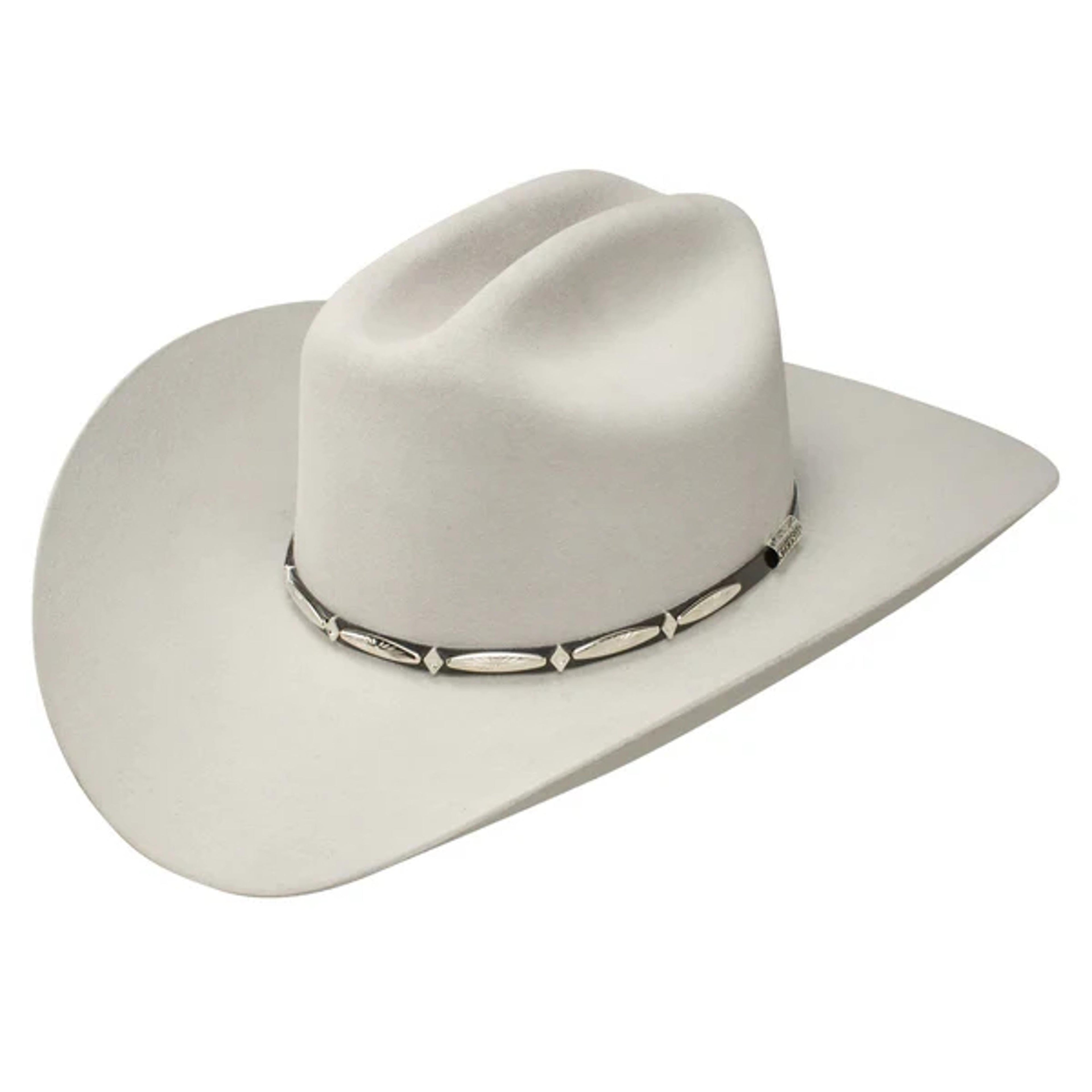 Stetson Del Norte 6X Fur Felt Cowboy Hat Silver Grey-SFDLNT-754088