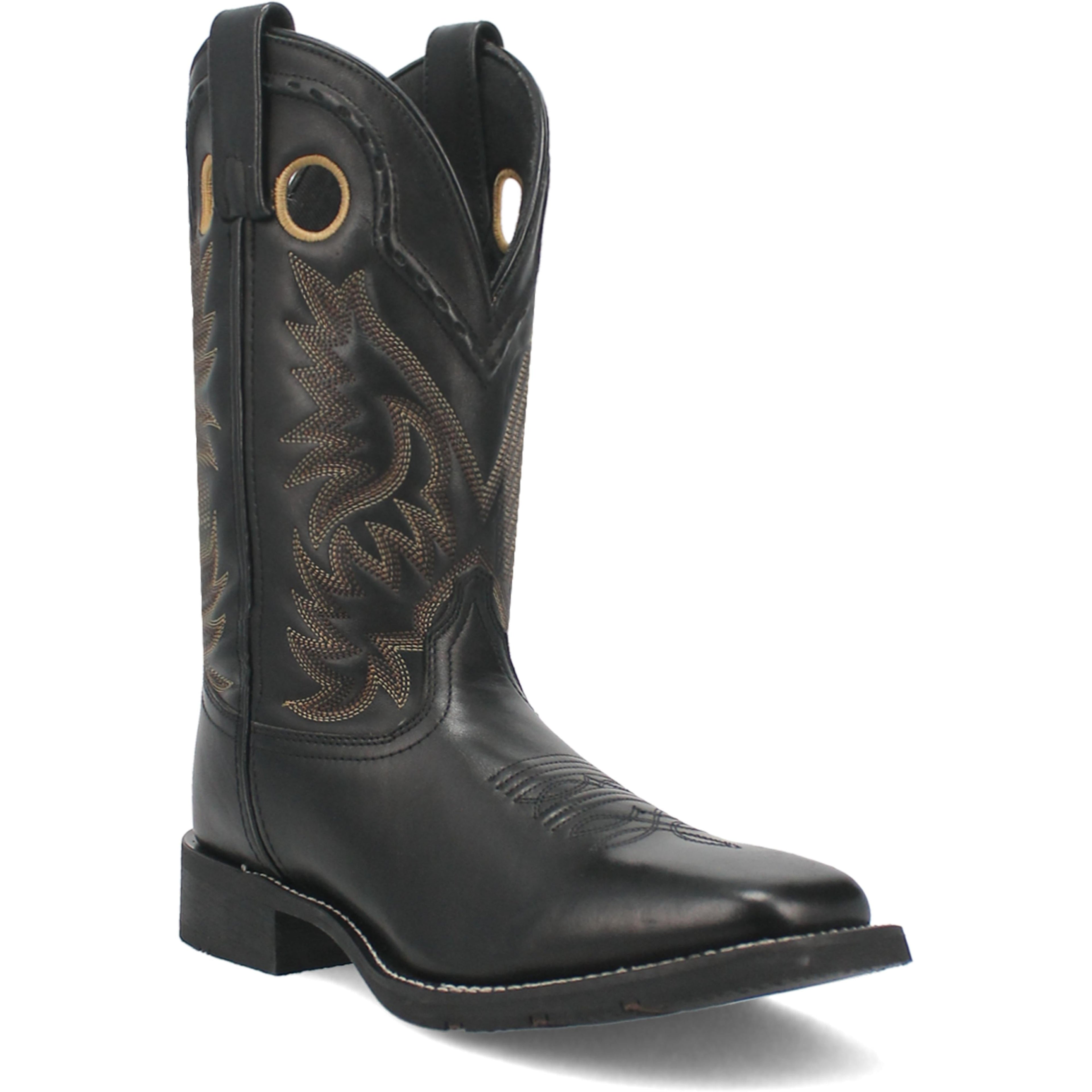 Laredo Mens Kane Leather Western Boot Black-7710