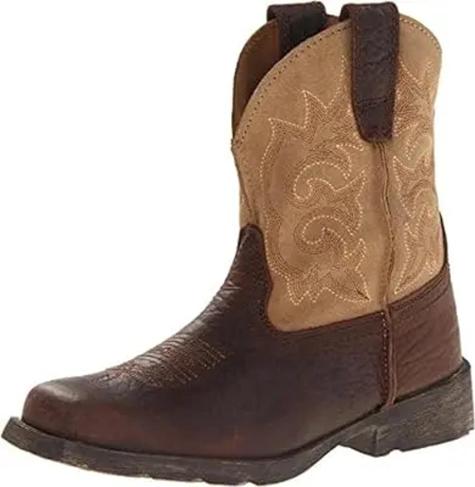 Laredo Kids Little Prowler Square Toe Western Cowboy Boot-LC2110