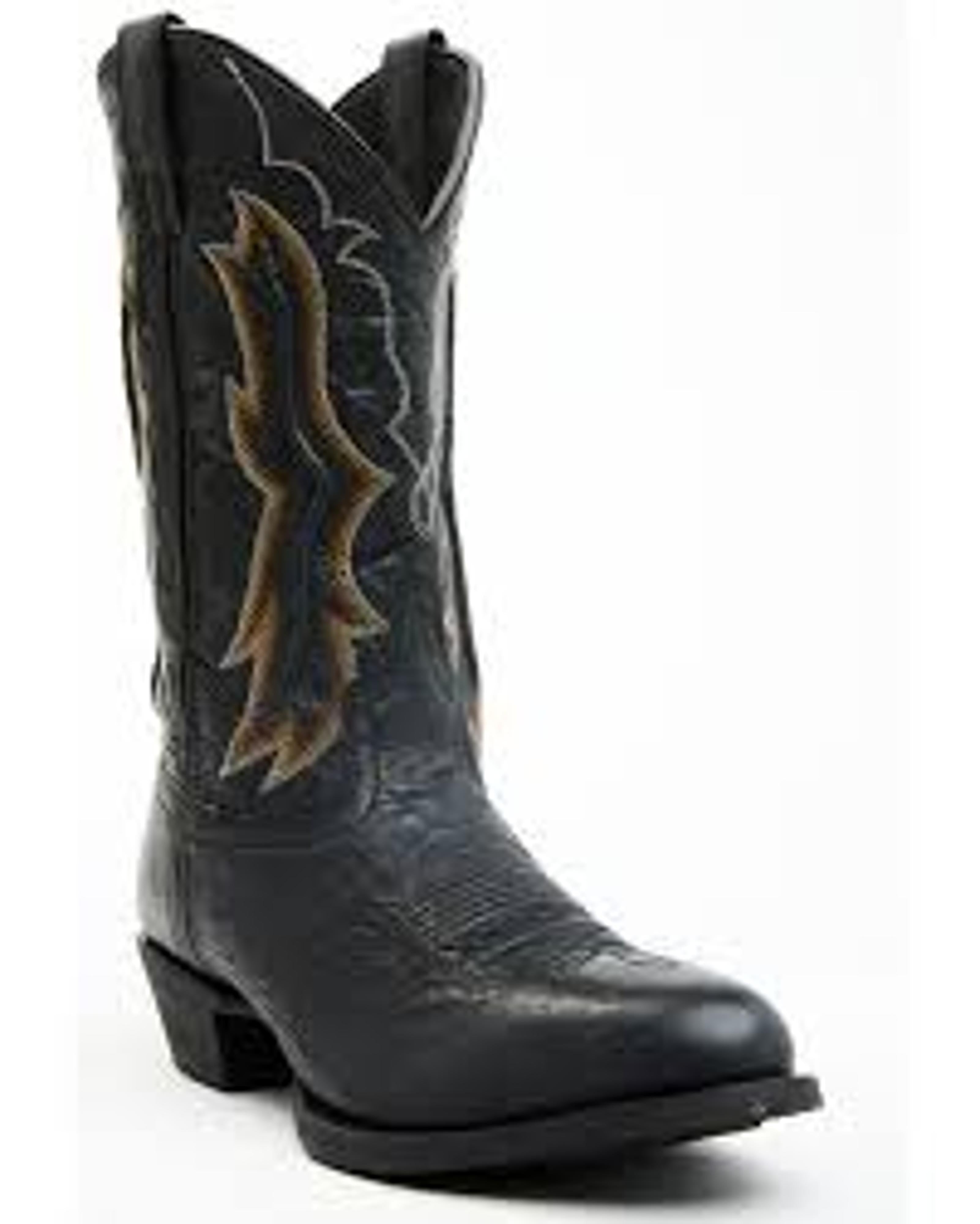 Laredo Mens Black with Aircord Western Cowboy Boot-68499