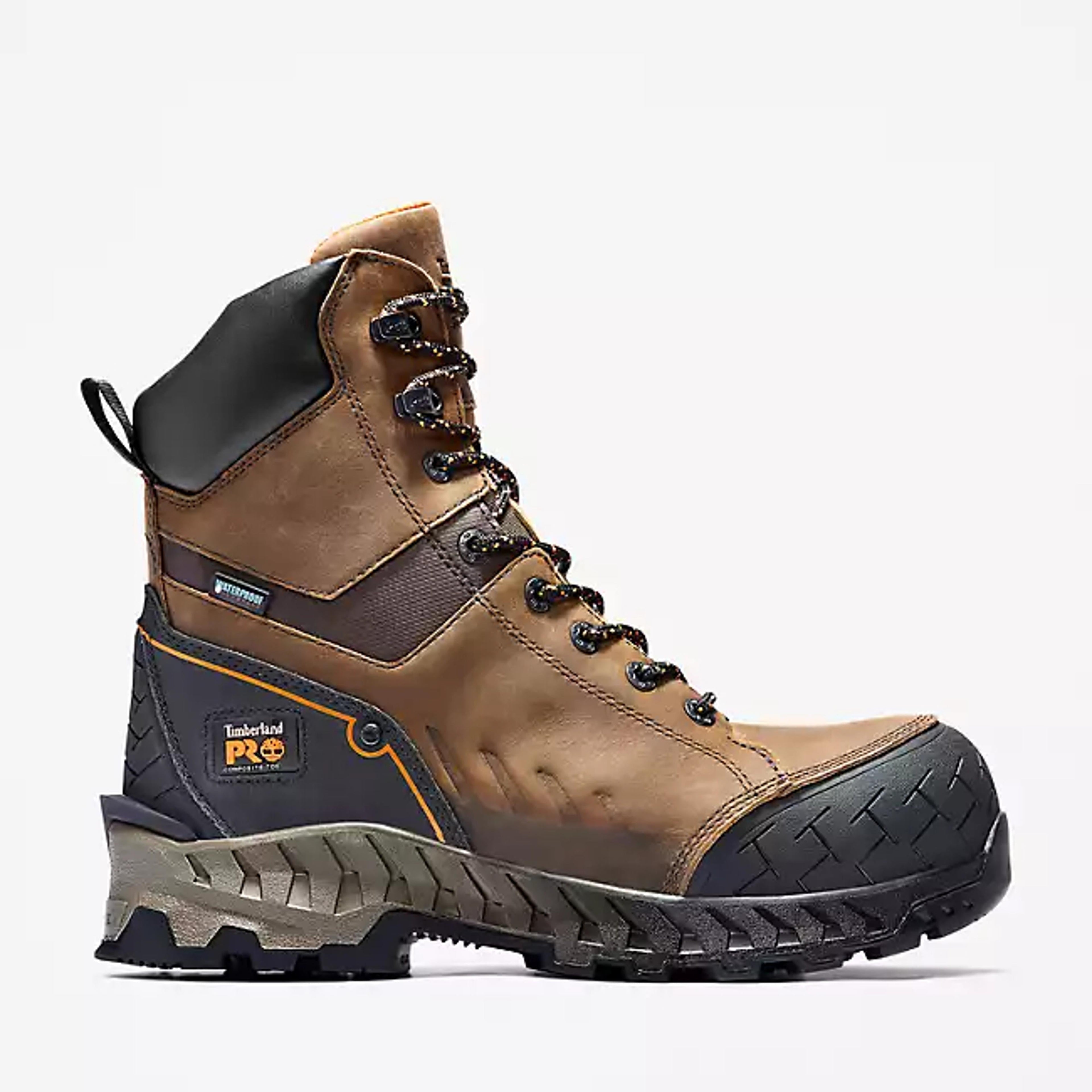 Timberland Mens Pro Work Summit 8-Inch Waterproof Comp-Toe Work Boot-A24FK