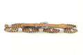 M and F Western 3/8 Genuine Leather Scalloped Hatband 3402 - Mens