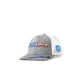 M and F Western Ariat Youth American Flag Colors Embrd Gy./wh - Kids