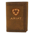 M&F Western Ariat Trifold Cotton Lthr Logo