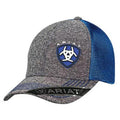 M&F Western Ariat Grey/ Blue Snap Back