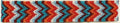M&F Western Chevron Multico Beaded Hatband