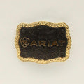 M and F Western Ariat Rectangle Buckle Rope Edge - Mens